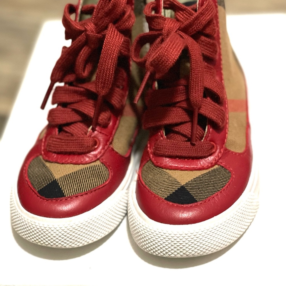 Burberry (toddler) High Top Sneakers